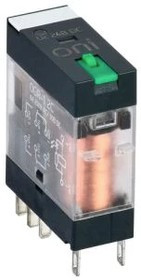 Реле общего назначения OGR-1 2C 24В DC с LED и тест. кнопкой ONI OGR-1-2C-DC24V-L-B