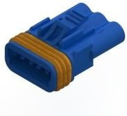 572-003-000-400, Pin &amp;amp; Socket Connectors 3 PIN RECEPTACLE BLUE