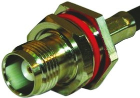 31-6508, jack Cable Mount TNC Connector, 50, Crimp, Solder Termination, Straight Body