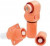 SLPIRC70CPSR1, Heavy Duty Power Connectors 10.3MM SL+ Rect Pnl Crimp 70mm sq, red