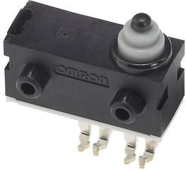 D2AW-R5-EL003FL R, Micro Switch D2AW-R, 100mA, 1NO, 1N, Pin Plunger