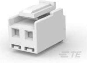 1744416-2, Conn Housing RCP 2 POS 3.96mm Crimp ST Cable Mount Natural Bag