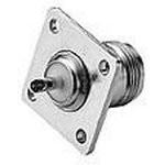 1-1337418-0, Гнездо N "мама" 50Ом пайка фланец (4 отверстия),на панель