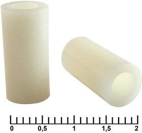 ф7-3x15, Втулка пластиковая , внешний диаметр 7 мм, внутренний диаметр 3 мм, длина 15 мм