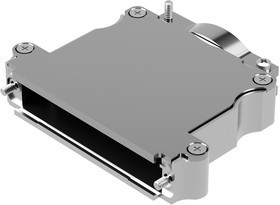 D25000ANE0/AA, D SUB BACKSHELL, 180DEG, SIZE DB