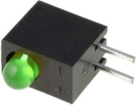 L-934CB/1GD, LED; in housing; green; 3mm; No.of diodes: 1; 20mA; 60°; 2.2?2.5V