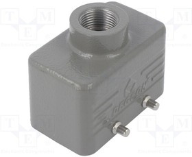 D10B-TEH-4G-M25, Корпус: для разъемов HDC, размер D10B, на провод, прямой, M25
