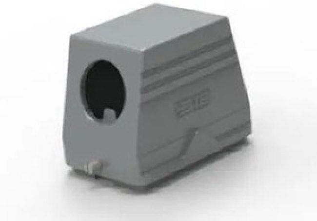 T1310480136-000, Heavy Duty Power Connectors Hood PG36 Side Entry Die Cast Aluminum