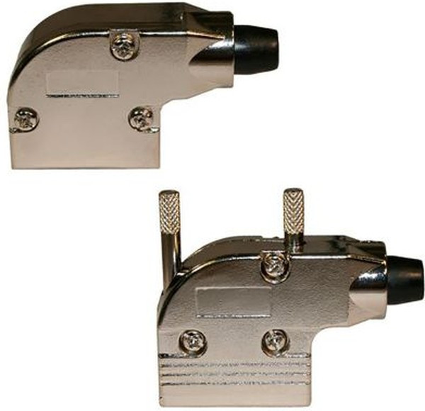 981-009-030R121, 981 Series Zinc Right Angle D Sub Backshell, 9 Way