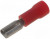 ST-001/R, Наконечник плоский, 2,8мм, 0,8мм, "мама", 0,5-1мм2, обжим, красный ST-001/R, Наконечник плоский, 2,8мм, 0,8мм, "мама", 0,5-1мм2, обжим, красный