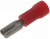 ST-001/R, Наконечник плоский, 2,8мм, 0,8мм, "мама", 0,5-1мм2, обжим, красный ST-001/R, Наконечник плоский, 2,8мм, 0,8мм, "мама", 0,5-1мм2, обжим, красный