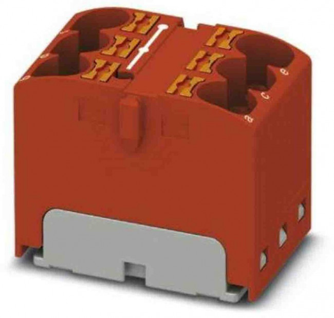 3273794, DIN Rail Terminal Blocks PTFIX 6X4 RD