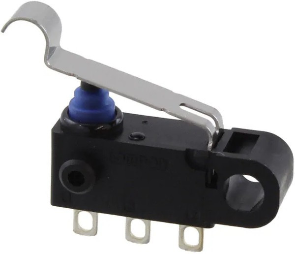 D2HW-C271H, Микропереключатель, Мгновенного Действия, Изогнутый Рычаг, SPDT, Пайка, 2 А, 42 В DC D2HW-C271H, Микропереключатель, Мгновенного Действия, Изогнутый Рычаг, SPDT, Пайка, 2 А, 42 В DC