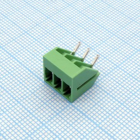 15EDGLC-3.5- 03P-14-00A(H), клеммный блок 3 контакта шаг 3.5мм
