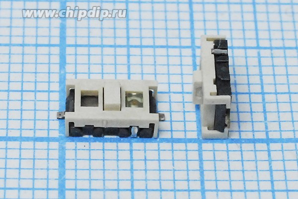 Тактовая кнопка, 6.8x 4.5x 2.5, алгоритм работы NO, ILзеленый, TL3200