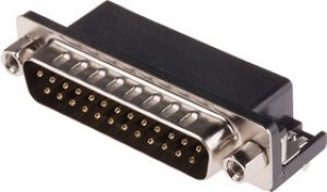 25 Way Right Angle Through Hole D-sub Connector Plug, 2.77mm Pitch, with 4-40 UNC Screwlocks 25 Way Right Angle Through Hole D-sub Connector Plug, 2.77mm Pitch, with 4-40 UNC Screwlocks