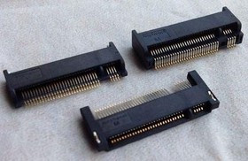 MDT420M02001, PCI Express / PCI Connectors PCIe M2 Connectors P=05mm H=42mm Key M 15&amp;mu;in Au Plating