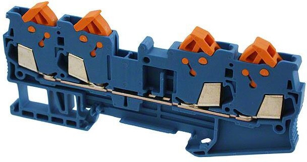3205080, DIN Rail Terminal Blocks QTC 1.5 QUATTRO BU 3205080, DIN Rail Terminal Blocks QTC 1.5 QUATTRO BU