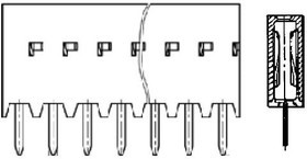 75915-310LF, Board to Board &amp; Mezzanine Connectors DUBOX .335' VERTICAL