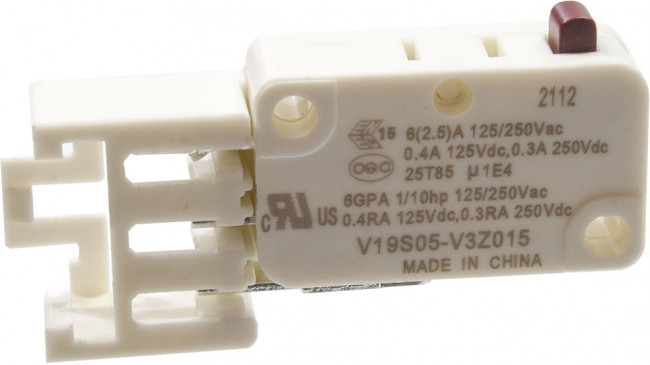 V19S05-V3Z015, Микропереключатель SPDT, 5A, 125В переменного тока 15гр