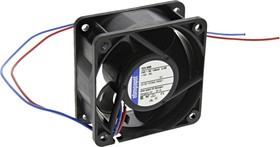 624HHR, 620 Series Axial Fan, 24 V dc, DC Operation, 56m³/h, 3.6W, 60 x 60 x 25mm
