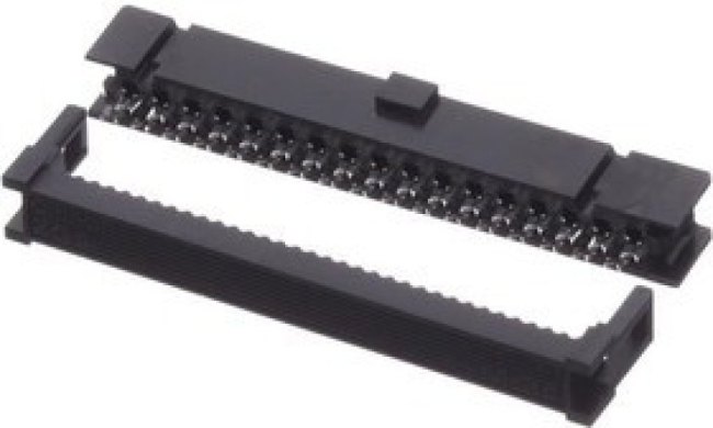 XG4M-3430, Rectangular MIL Spec Connectors OpenCoverSocket 34P NoStrainRelief 1Polr
