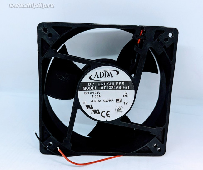 Вентилятор ADDA AD1324VB-F51 24v 1.3A 127x38 2pin