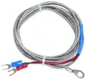 TC-K-TYPE-1.5M (0…+600 гр), Термопара К-типа с металлическим экраном, кабель 1.5М