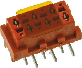 7-188275-6, Micro-MaTch 1.27mm Pitch 6 Way 2 Row Straight PCB Socket, Surface Mount, Solder Termination
