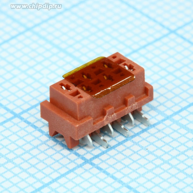 7-188275-6, Micro-MaTch 1.27mm Pitch 6 Way 2 Row Straight PCB Socket, Surface Mount, Solder Termination