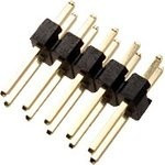 PLD-10 (DS1021-2x5), Вилка штыревая 2.54мм 2x5pin прямая тип1
