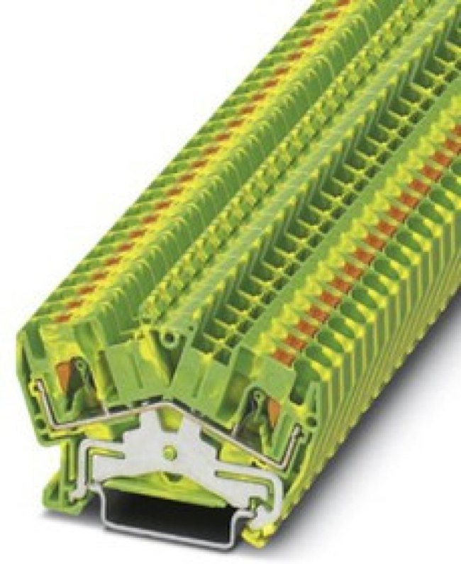 3213603, PTS 4-PE Series Earth Terminal Block, Push In Termination