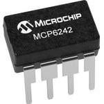 MCP6242-E/P, MCP6242-E/P , Op Amp, RRIO, 550kHz, 3 V, 5 V, 8-Pin PDIP MCP6242-E/P, MCP6242-E/P , Op Amp, RRIO, 550kHz, 3 V, 5 V, 8-Pin PDIP