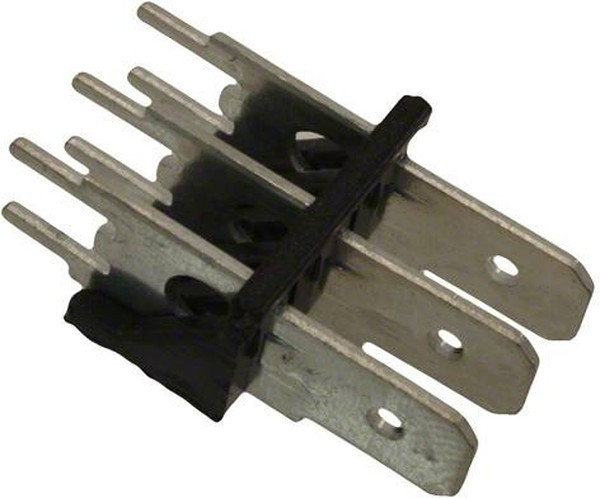 KEYS7813, Наконечник: плоский, 6,3мм, 0,8мм, THT, латунь, луженые, 500В, 15А