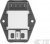 PE0SXDSXB, 10A, 115 V ac, 230 V ac Flange Mount IEC Inlet Filter PE0SXDSXB, Faston