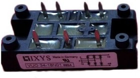 VUO34-18NO1, Трехфазный диодный мост; Urmax: 1,8кВ; If: 45А; Ifsm: 300А; винтами