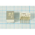 Светодиодный дисплей красный, 7 сегментов, 1 разряд, высота 10 мм, 1200 мкд, HDSP-F208; №5515 R СД д