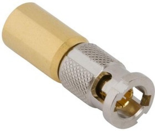 APH-HDBNCP-T, RF Adapters - Between Series HD-BNC Plug .1 % 1 Watt Terminator