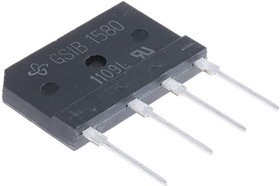 GSIB1580-E3/45, Diode Rectifier Bridge Single 800V 3.5A 4-Pin Case GSIB-5S Tube
