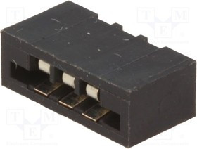 DS1020-03ST1D, Разъем: FFC (FPC), прямой, PIN: 3, NON-ZIF, THT, луженые, 20мОм, 500В DS1020-03ST1D, Разъем: FFC (FPC), прямой, PIN: 3, NON-ZIF, THT, луженые, 20мОм, 500В