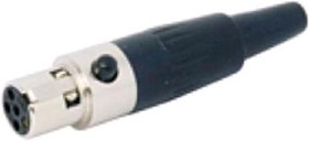 Mini-XLR-MC-901, Гнездо на кабель, 4 контакта