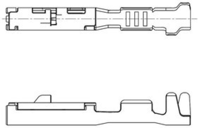 SMSA-A031T-M1.2, 0.5~0.75 ELV/RoHS Crimpingterminal - Line Pressing Terminals ROHS