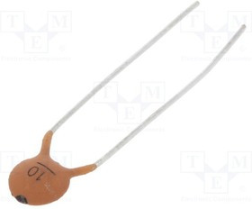 CC-10/100, Конденсатор: керамический, 10пФ, 100В, C0G, ±10%, THT, 5мм