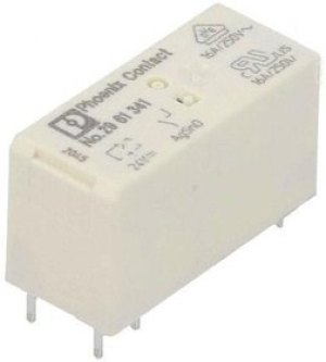 REL-MR- 24DC/1IC, Реле питания, SPST-NO, 24 В DC, 16 А, Сквозное Отверстие, DC REL-MR- 24DC/1IC, Реле питания, SPST-NO, 24 В DC, 16 А, Сквозное Отверстие, DC