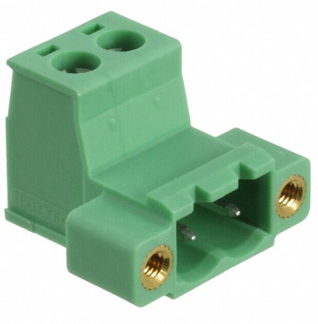 1825501, Pluggable Terminal Blocks 2 Pos 5.08mm Invert Plug 24-12AWG Screw