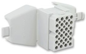 SMS24RDH3, Корпус разъема, интегрированный кожух с компенсатором натяжения, Серия SMS Flame Retardant, Гнездо