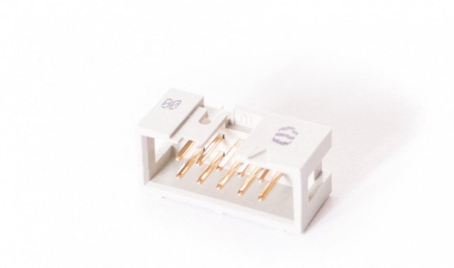 09185106324, Вилка на плату прямая (10pin шаг 2,54мм)