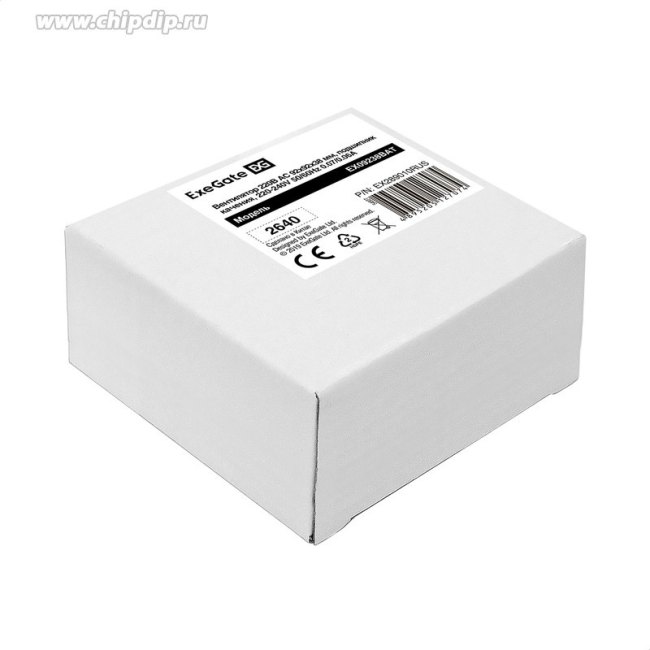 EX289010RUS, Вентилятор 220В AC ExeGate EX09238BAT (92x92x38 мм, 2-Ball (двойной шарикоподшипник), алюминиевый корпус, клеммы, 2800RPM, 40dB