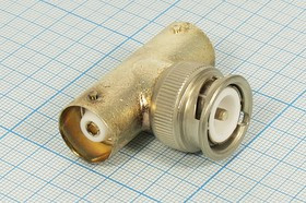 Высокочастотный тройник штекер на два гнезда; №81 СР50- 94ФВ\\B16,5\[переход Г-Ш-Г]