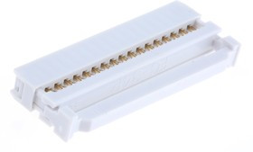 34-Way IDC Connector Socket for Cable Mount